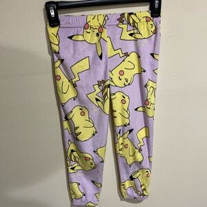 POKEMON GIRLS PIKACHU PAJAMA BOTTOMS SIZE 4/5